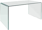 Mesa CONCORD NEW, cristal curvado, 150 x 80 cms