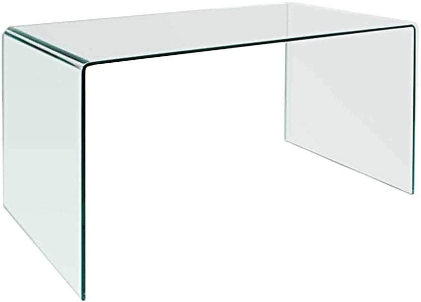 Mesa CONCORD NEW, cristal curvado, 150 x 80 cms
