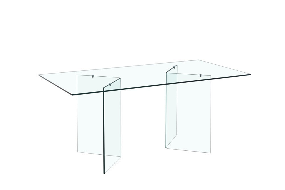 Mesa OTISH, cristal 180x90 cms