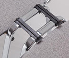 Silla NIZA NEW, chasis epoxi negro, similpiel naples negra