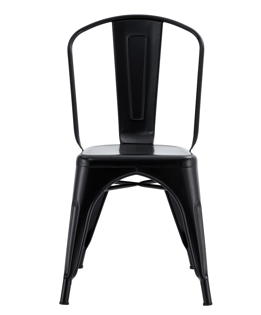 Silla TOL EK LIMITED, acero, negra