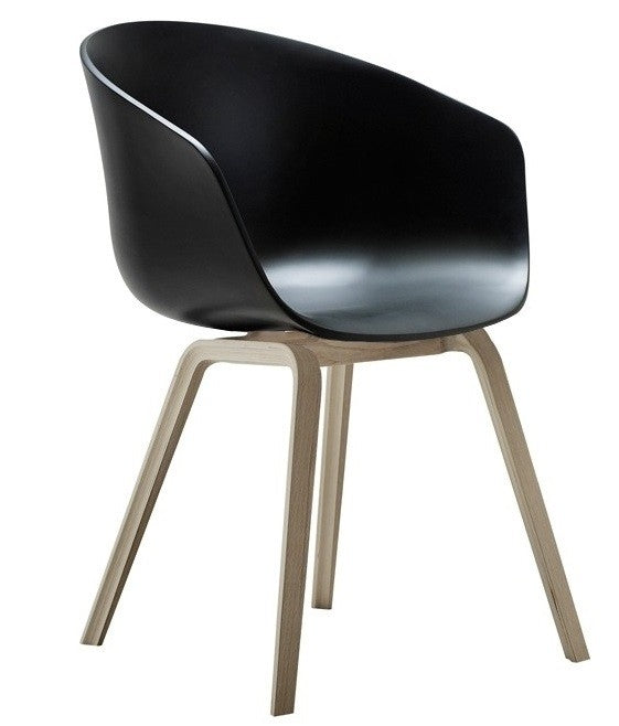 Sillón DANTE NEW (SU), metal, polipropileno negro
