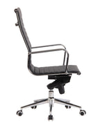 Sillón de oficina ROTERDAM, alto, similpiel negro