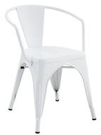 Sillón TOL EK LIMITED, acero, blanco