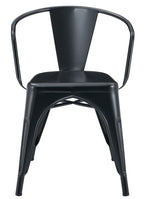 Sillón TOL EK LIMITED, acero, negro