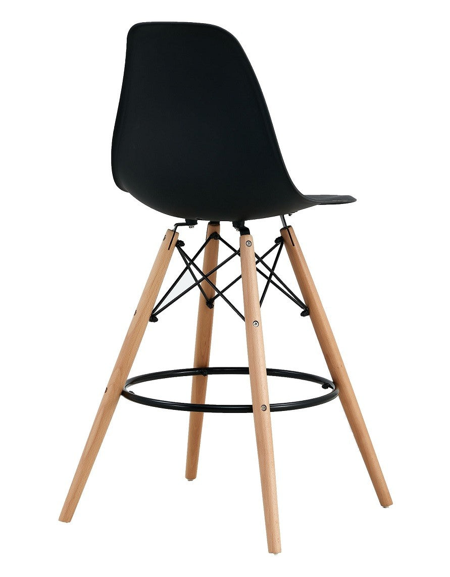 Taburete STAR (SU), madera, carcasa negra