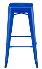 Taburete TOL EK LIMITED, acero, azul